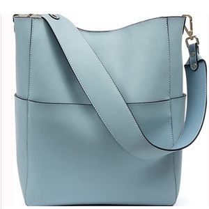 Seammer Leather Bucket Handbag